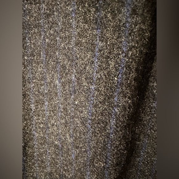 Vintage TELLURIDE CLOTHING CO. Women’s 8 Wool Nylon Blend Gray w/ Blue Stripe - Picture 2 of 15